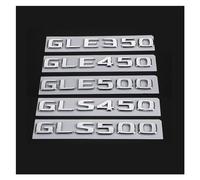 Generico Logo dell'emblema del bagagliaio di un'auto in lettere cromate 3D ABS compatibile con GLE 350 450 500 W166 W167 GLS 450 500 X166 X167 Accessori for lettere Adesivi personalizzati per auto(GLE