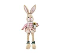 Generico Long Leg Huggable Spring Decor,Cute Animal Figurines Bunny Decor,for Home Bedroom Dining Table Desk Shelf Dorm Office Farmhouse Holiday