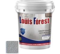 Generico Louis Forest Epoxy Floor Paint, Epoxy Colored Sand Floor Paint, High-Gloss Marble Effect Paints, Waterproof And Non-Slip, Suitable For Indoor/Outdoor (Cover 225 sq. ft,White Hemp Gray)