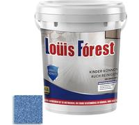 Generico Louis Forest Epoxy Floor Paint, Epoxy Colored Sand Floor Paint, High-Gloss Marble Effect Paints, Waterproof And Non-Slip, Suitable For Indoor/Outdoor (Cover 225 sq. ft,Sapphire Blue)