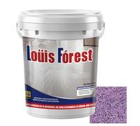 Generico Louis Forest Epoxy Floor Paint, Waterproof Epoxy Colored Sand Floor Paint,High-Gloss Marble Effect,Garage and Concrete, Indoor and Outdoor (Purple,1 kg)