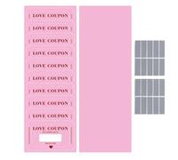 Generico Love Coupons - 20 Scratch-Off Cards, Valentines Notes, Fun Date Night Gift | Romantic Interaction For Her, Him, Boyfriend, Husband, Bride, Wife, Party, Special Occasion