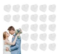 Generico Love Heart Candles - Durable and Beautiful, Heart Shape Tealights, Heart-Shaped Candle Lights | Valentines Love Heeart Flameless Tealight Candles for Valentine's Day Birthday