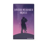 Generico Love Messages Oracle Cards, Tabletop Love Oracle Deck, Portable Guidance Card, Ideal for Life and Heart Inquiries, Leisure Board Game for Couples and Individuals