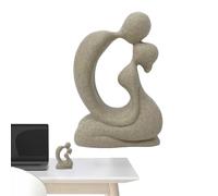 Genérico Love Statue, Couple Decor, Romantic Love Statue Decor Figurine, Handcrafted Abstract Sculpture Romantic Table Piece For Bedroom Home Wedding Engagement Marriage Bridal Family Birthday