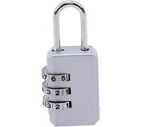 Generico Lucchetto a Combinazione Lucchetto con Cavo Antifurto Armadietto Bagagli Multifunzione a 3 cifre ArgentoIntelligente e Attraente.