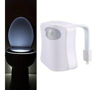 Genérico Luce a LED per WC con sensore di movimento, luci notturne di colore mutevole per il WC gadget divertente per il bagno con sensore attivato dal movimento