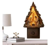 Generico Luce A Parete Con Lampada albero di Natale presepe Sacra Famiglia