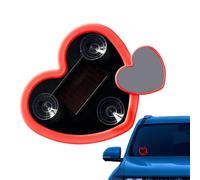 Generico Luce al neon a LED - Insegna al neon a forma di cuore | Luce d'amore per interni auto, lampada ad energia solare | notturne per interni automobilistici, ambientali decorative | Decorazione d