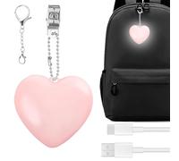 Generico Luce Da Borsa LED, 5,25 * 3 * 2,2cm Handtaschenlicht Forma Cuore, Luce Da Borsetta A Forma Di Cuore Attivata Al Tocco, Love Wallet Tote Bag Touch Sensing Light, ABS, A Donne, Ragazze, Amiche