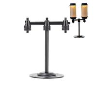 Generico Luce da Campeggio Smontabile,Supporto Lanterna da Campeggio | Montaggio Lampada da Tavolo in Lega Alluminio Portatile per Giardino Pesca Escursionismo Picnic attività All'aperto