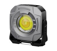 Generico Luce Da Lavoro Ricaricabile,Luce Da Lavoro Impermeabile Ruotabile A 360° | Illuminazione Regolabile Per Esterni Campeggio Palestra Cantiere Camion