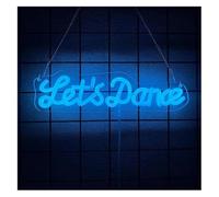Generico luce decorativa Insegna al neon Let's Dance Light dimmerabile per bar da ballo per matrimoni e San Per Valentino