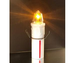 Generico LUCE GIALLO INTERMITTENTE - LUMINO ELETTRONICO VOTIVO PER CIMITERO - EXTRADURATA BATTERIA | Candele led a batteria per cimitero. (PICCOLO PER OSSARIO | Durata: 8 mesi)