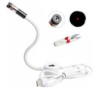 Generico Luce Laser per Trapuntatura con Posizionamento Magnetico per Macchina da Cucire, Guida Laser per Cuciture Dritte, Guida Laser Regolabile, Luci Guida per Cucire(DOT)