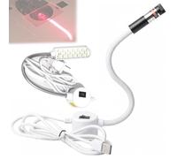 Generico Luce Laser per Trapuntatura con Posizionamento Magnetico per Macchina da Cucire, Guida Laser Rossa per Cuciture Dritte, Guida Laser Regolabile per Allineamento Preciso(Line And Lights)