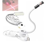 Generico Luce Laser per Trapuntatura con Posizionamento Magnetico per Macchina da Cucire, Guida Laser Rossa per Cuciture Dritte, Guida Laser Regolabile per Allineamento Preciso(Cross And Lights)