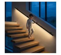 Generico Luce LED per corrimano Scale - Corrimano di Sicurezza 2 in 1 in Lega di Alluminio da Parete per Scale e corridoi Interni, Lungo 190 cm, Illumina la Tua Scala con Una Moderna Illuminazione a