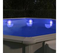 Generico Luce LED Piscina Galleggiante Subacquea con Telecomando Bianca,Casa e Giardino,Piscine e Spa,Accessori per Piscina e spa-92296