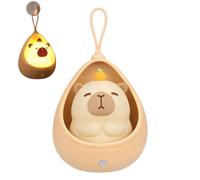 Genérico Luce notturna Capibara,Decor Capibara | Luce ricaricabile in silicone sensore automatico per camera da letto bambini scrivania