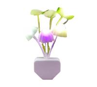 Generico Luce notturna con rilevamento della luce | Collegare la lampada a fungo a LED | Lampada a rilevamento di luce con sensore dal all'alba, decorazione delle del comodino che cambia colore
