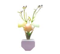 Generico Luce notturna con rilevamento della luce | per luce notturna a LED | Lampada a fungo con sensore, controllo del rilevamento della, consumo energetico ultra basso di,01 W