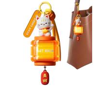 Generico Luce Notturna Gatto | Ornamento a Batteria,Decorazione Portachiavi Luce Notturna Animale | per Bambini e Adulti, Casa, Camera da, Soggiorno, Scuola, Ufficio, Auto, Zaino, Borsa Tote