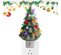 Generico Luce Notturna Natalizia | Figurina Retrò Decorazione Casa - LED Luce Notturna Natalizia Per Decorazione Casa - Per Camera Dei Bambini Studio Appartamento Comodino Scrivania Corridoio