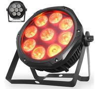 Generico Luce Par A LED Impermeabile per Esterni, Luce Wash 14x15w, Luce da Palco Wash/strobo 4 in 1, Perline LED Rgbw, Alloggiamento in Alluminio Pressofuso con Protezione Ip (9)