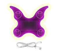 Generico Luce per auto ad energia solare - Lampada di avvertimento a LED | ABS impermeabile con di ricarica automatico, di, luce lampeggiante per auto, camion, motocicli, protezione d