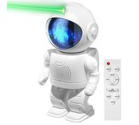 Generico Luce Proiettore Stelle Astronauta Telecomando Timer 12 Modalità | Proiettore Luce Notturna Per Bambini Adolescenti Adulti Casa Appartamento Soggiorno Camera da Letto Studio Feste Incontri