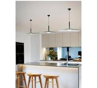 Generico Luce sospesa, Lampada a sospensione a LED moderna in stile industriale nordico UFO di design for, sala da pranzo, cucina, decorazione interna(G,WARM IGHT_45CM)