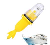 Generico Luce Stroboscopica per la Pesca, Luminoso Impermeabile, LED per Pesca stroboscopica, Adatta A Pontoni, Kayak, Boe Marine, Barche E Pagaie in Ambienti di Acqua Dolce E Salata
