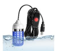 Generico Luce Verde per La Subacquea,Lampada Impermeabile Alimentata USB | Lampada Subacquea Sommersa A LED da | Piscina All'Aperto Mare Ghiaccio Fiume Molo Kayak Crappie Bass Trota Snook