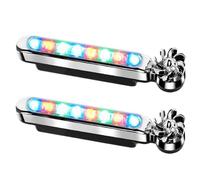 Generico Luces LED para Coche De Energía Eólica - 2 Piezas Faros Ajustables Impermeables, Accesorios Universales para Vehículos, Coches, SUV, Camionetas, Motocicletas Y Scooteres