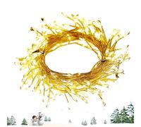 Generico Luci a Corde Fate - Illuminazione Del Festival Decorativo, Filo Scintillante Impermeabile, Illuminazione Ambientale Calda, Accento per Le Vacanze Stagionali | per Il Ringraziamento Del Pati