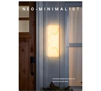 Generico Luci da parete, Lampada da parete Art Déco con geometria in marmo IP54 for interni ed esterni a LED, applique a prova di acqua, for porta d'ingresso nel cortile(Chrome,WHITE_33CM)