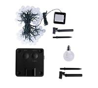 Generico Luci Decorative solari da Esterno - Sfera Grande 2,4 cm, Adatta for Tende, Picnic, Patio - Atmosfera Calda e Luminosa for riunioni serali(Multicolour,12M 1pc)