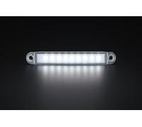 Generico LUCI LED INGOMBRO 9 LED 12/24 PER CAMION CAMPER RIMORCHIO VOLTIMETRO E CICALINO (LED INGOMBRO BIANCO)