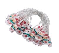 Generico Luci Natalizie Per Albero Di Natale,Luci A Stringa Decorazione Pupazzo Di Neve,Lampada Fatata Impermeabile Per Esterni | per Esterno Patio Balcone Campeggio Interno Camera da Letto Natale