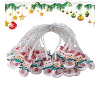 Generico Luci Natalizie Per Esterno, Lampada LED Pupazzo Di Neve, Lampada Fatata Impermeabile Per Esterni, Per Camera Da Letto Dormitorio Aula Festa Matrimonio Balcone Patio Campeggio