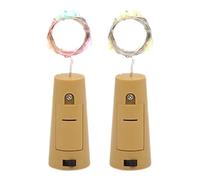 Generico Luci Per Bottiglie Di Vino - Stringa Luminosa In Sughero Per Bottiglia Di Vino Di Natale | Confezione Da 10 In Sughero Per Bottiglia Di | Stringhe Luminose Da Fata, Luci Per Tappo Bottigl