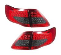 Generico Luci Posteriori A LED Per Auto Per Toyota Per Corolla 2007 2008 2009 2010 Accessori Gruppo Ottico Posteriore Con Freno Plug And Play(Red Smoked Lens)