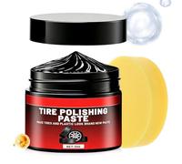 Generico Lucida Gomme,Pasta Detergente Multiuso per Cerchioni,Crema di Rivestimento per Pneumatici - per Rimorchio Camper Auto Berlina Pick-up Trattore Camion ATV