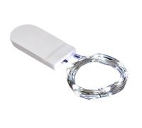 Generico Lucine, Stringa di Lucis a LED alimentata a batteria da 1M Luce in filo di rame, Lucis decorative per fate, Per illuminazione esterna per interni, Camera da lettos, Decorazioni per matrimoni