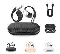 Generico Luckinwish Q39 Ai Earbuds, Clip-On Open Ear Headphones, With Real-Time Ai Translation, Long Battery Life, In-Ear Bluetooth Headphones, For Travel, Business & Learning (Black)