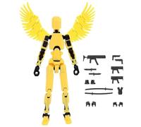 Generico Lucky 3 Action Figure T-13 Figure Robo 13 - Multi-Jointed Movable Robot Figures, Printed Movable Joint Realistic Action Figures, Robo 13 Figure, Home Desktop Decorations for Game Lovers