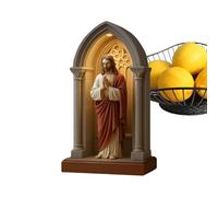 Generico Lume Notturno Religioso - Lampada Decorativa a LED | Decorazione da Tavolo Devozionale per Preghiera Studio Soggiorno Libreria Ufficio