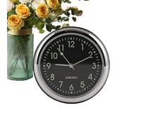 Generico Luminous Car Dashboard Clock, Analog Humidity and Temperature Gauge Set, Automotive Decoration for Boats, Trucks and Vehicles, Glow in the Dark Mini Quartz Clock for Outdoor & Indoor Use