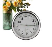 Generico Luminous Car Dashboard Clock, Analog Humidity and Temperature Gauge Set, Automotive Decoration for Boats, Trucks and Vehicles, Glow in the Dark Mini Quartz Clock for Outdoor & Indoor Use